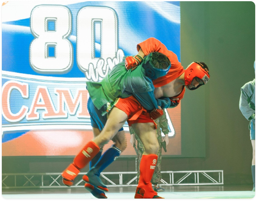 Тренировка самбо